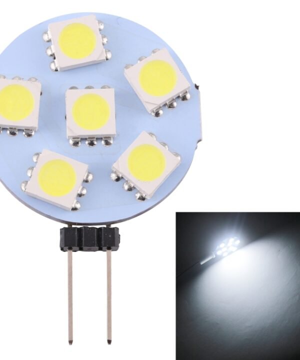 G4 6 LEDs SMD 5050 72LM 2800-3200K Stepless Dimming Energy Saving Light Pin Base Lamp Bulb, DC 12V, G4 6LEDs SMD 5050  72LM, G4 6 LEDs SMD 5050 72LM