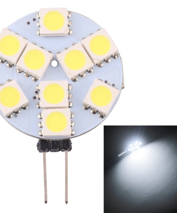 G9 9 LEDs SMD 5050 108LM 2800-3200K Stepless Dimming Energy Saving Light Pin Base Lamp Bulb, DC 12V, G9 9 LEDs SMD 5050 108LM