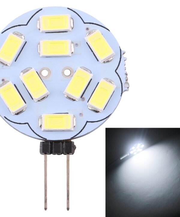 G4 9 LEDs SMD 5730 180LM 2800-3200K Stepless Dimming Energy Saving Light Pin Base Lamp Bulb, DC 12V, G4 9 LEDs SMD 5730 180LM