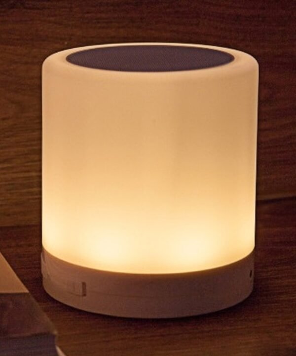 388 Atmosphere Light Music Table Lamp Multifunctional Wireless Bluetooth Speaker , with LED Light & Handle, Support AUX IN & Hands-free Answer & TF Card