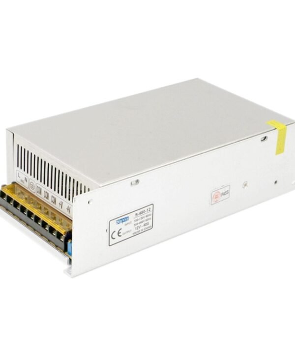 SOMPOM S-480-12 480W 12V 40A Iron Shell Driver LED Light Strip Lighting Monitor Power Supply