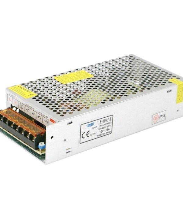 SOMPOM S-180-12 180W 12V 15A Iron Shell Driver LED Light Strip Lighting Monitor Power Supply