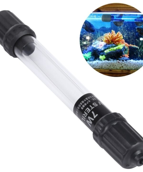 UV-007 7W Ultraviolet Germicidal Lamp Disinfection Light for Aquarium, EU Plug