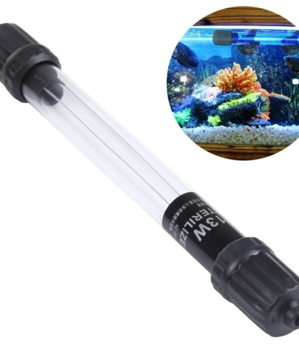 UV-013 13W Ultraviolet Germicidal Lamp Disinfection Light for Aquarium, EU Plug