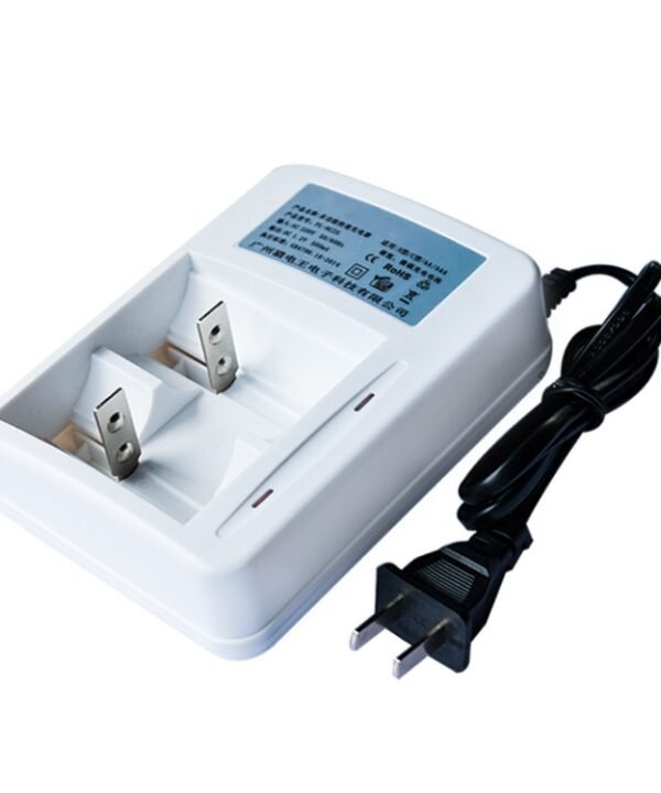 AC 220V 2 Slot Battery Charger for AA & AAA & C / D Size Battery, CN Plug