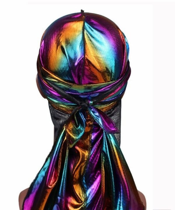 a-1 Laser Silk Imitation Long-tailed Pirate Hat Hip-hop Cape Hat Headkerchief