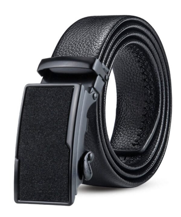 Dandali GD821 Men Business Automatic Buckle Double Edge Wrapping Leather Belt Waistband, Size: 120cm