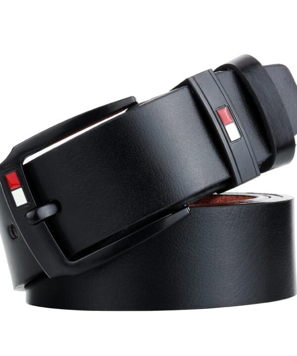Dandali L8032 Men Retro Casual Antique Buckle Leather Belt Waistband, Size: 110-125cm, L8032