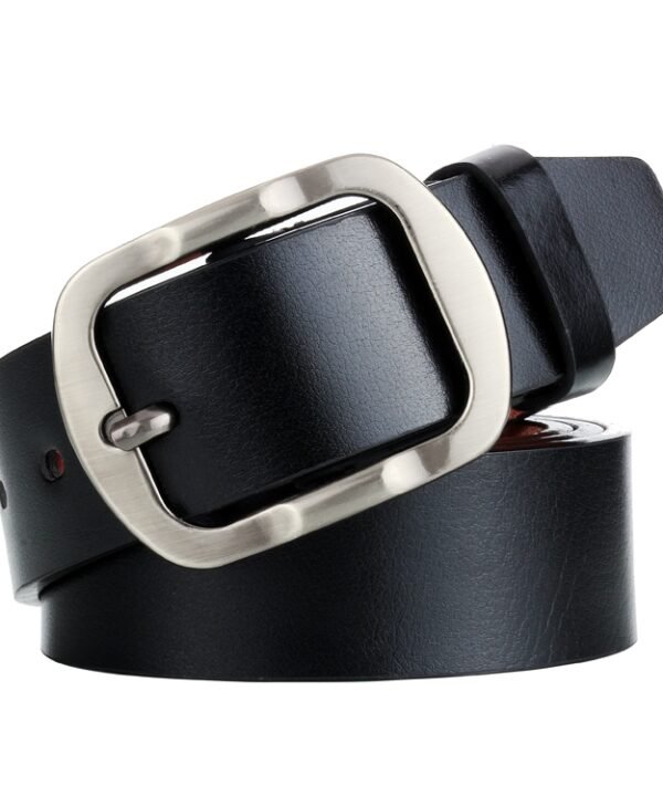 Dandali L8034 Men Casual Antique Pin Buckle Leather Belt Waistband, Size: 110-125cm, L8034