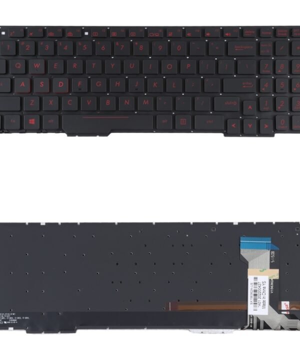For Asus GL553VW ZX53V FX53VD ZX553 FX753 GL753 US Version Keyboard with Backlight