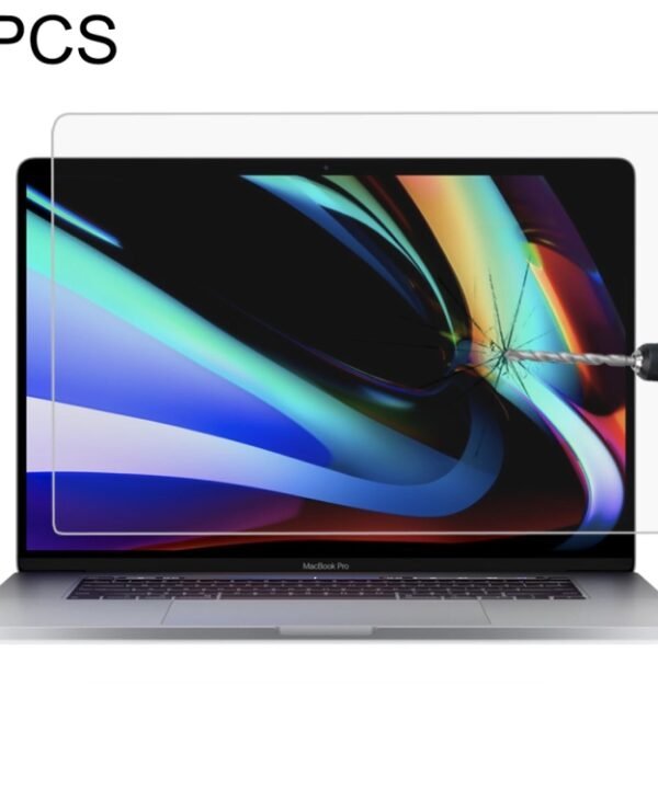 2 PCS For MacBook Pro 16 inch 9H Laptop Screen Tempered Glass Protective Film