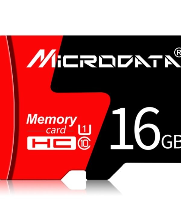 MICRODATA 16GB U1 Red and Black TF(Micro SD) Memory Card