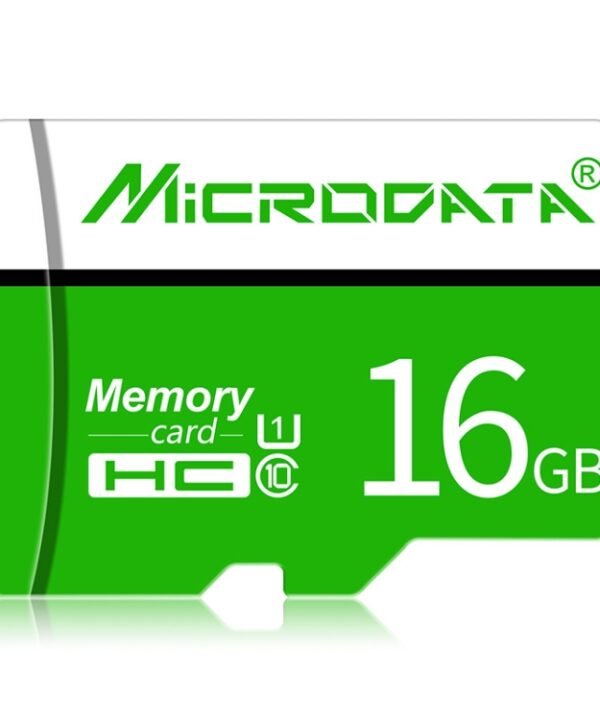 MICRODATA 16GB U1 Green and White TF(Micro SD) Memory Card