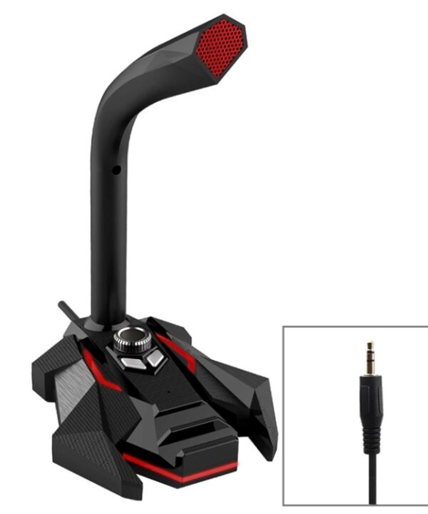 GK Desktop 3.5mm Wired Dual Mic Condenser Microphone, Compatible with PC / Mac for Live Broadcast, Show, KTV, etc., GK  3.5mm Port/Green, GK  3.5mm Port/Red, GK  3.5mm Port/White
