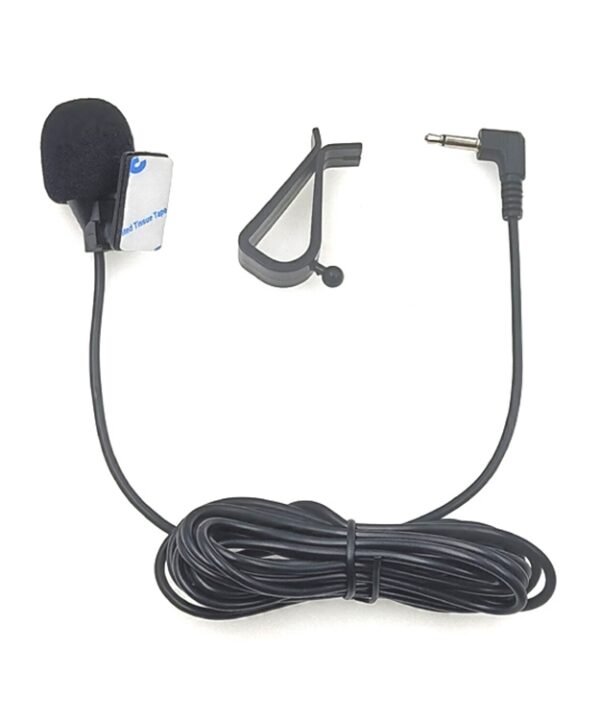 ZJ015MR Mono 3.5mm Angle Head Plug Car Navigation DVD External Paste Microphone, Length: 3m