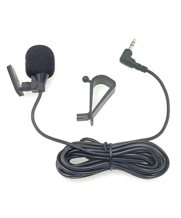 ZJ015MR Stereo 2.5mm Angle Head Plug Car Navigation DVD External Paste Microphone, Length: 3m