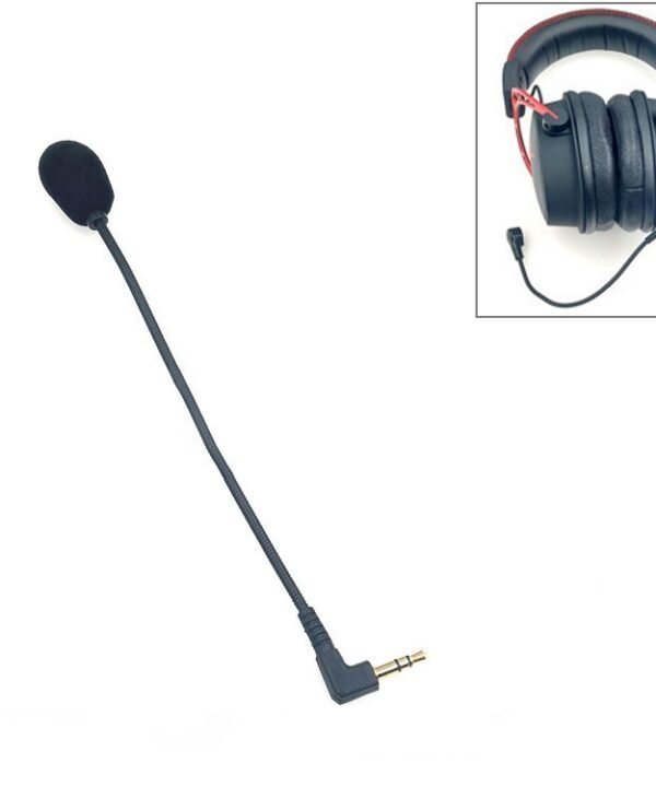 ZJ033MR-03 17cm Stereo 3.5mm Angle Head Plug Gaming Headset Sound Card Live Microphone