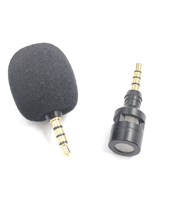 ZJ052MR-01 4 Level Pin 3.5mm Mobile Phone Tablet Game Machine Mini Straight Microphone