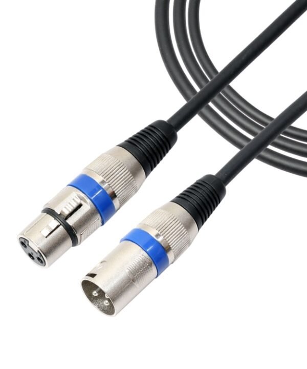 1.8m 3-Pin XLR Male to XLR Female MIC Shielded Cable Microphone Audio Cord