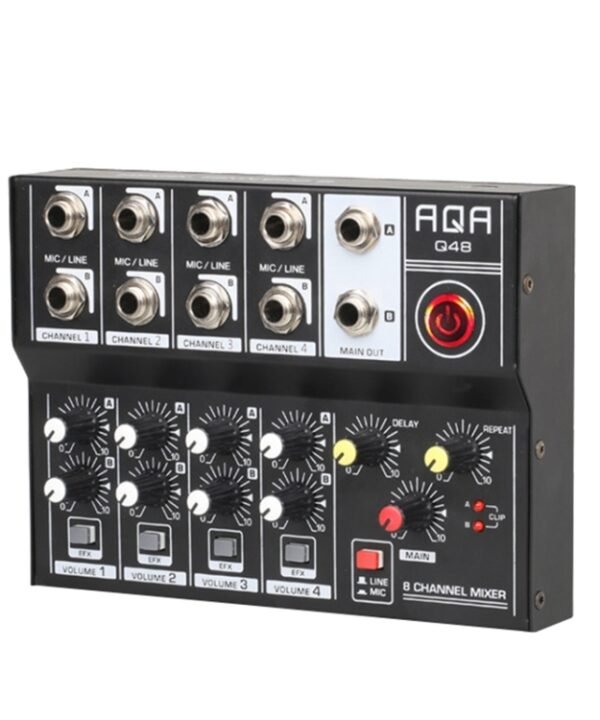 AQA 8-channel Mixer Microphone Effector