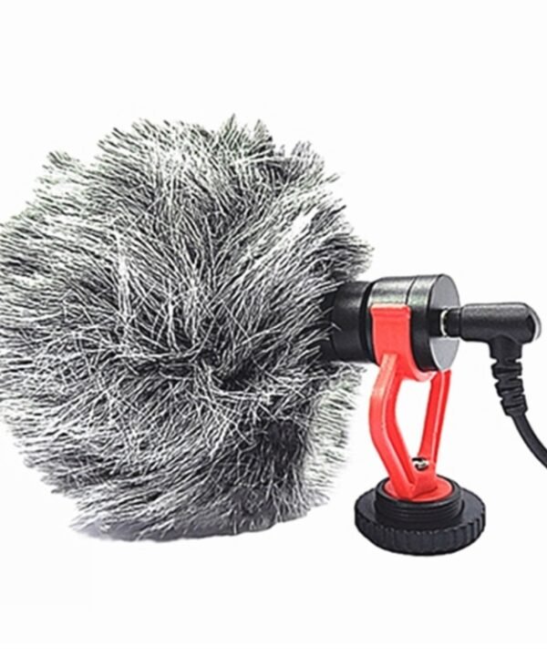 M30 Portable Wired Condenser Shotgun Microphone Trip Vlog Record Studio Video for Camera Phone