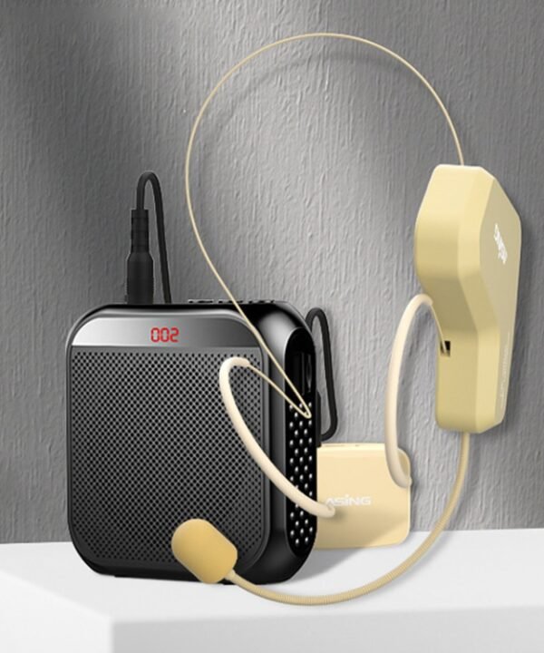ASiNG  WM03 2.4G Wireless Microphone Headset Microphone Bluetooth Speaker Kit, WM03 Black, WM03 White