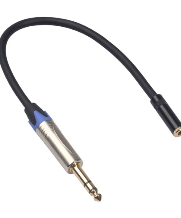 TC203NF03 6.35mm Male to 3.5mm Female Audio Cable, Length: 0.3m