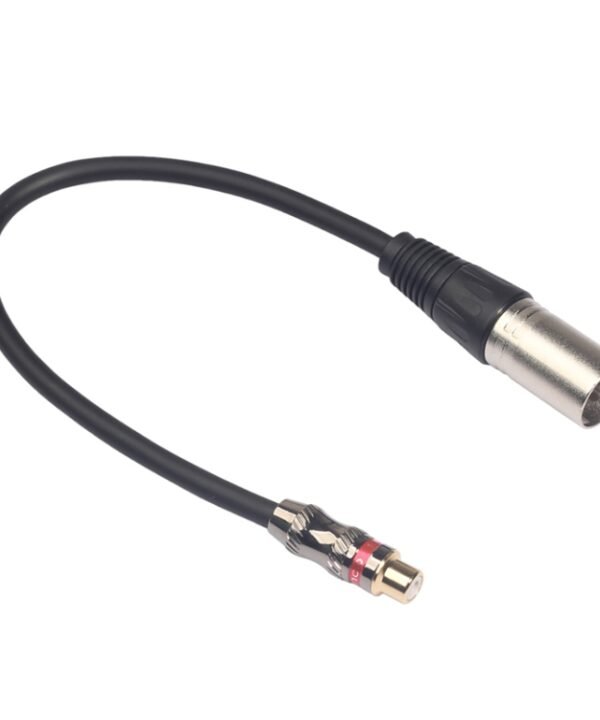 TR026K17-03 RCA Female to XLR Male Audio Cable, Length: 0.3m