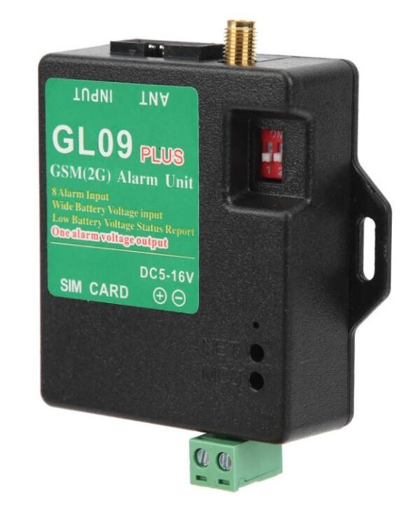 GL09 PLUS Low Standby Power Consumption 8-channel Monitoring GSM Alarm Module