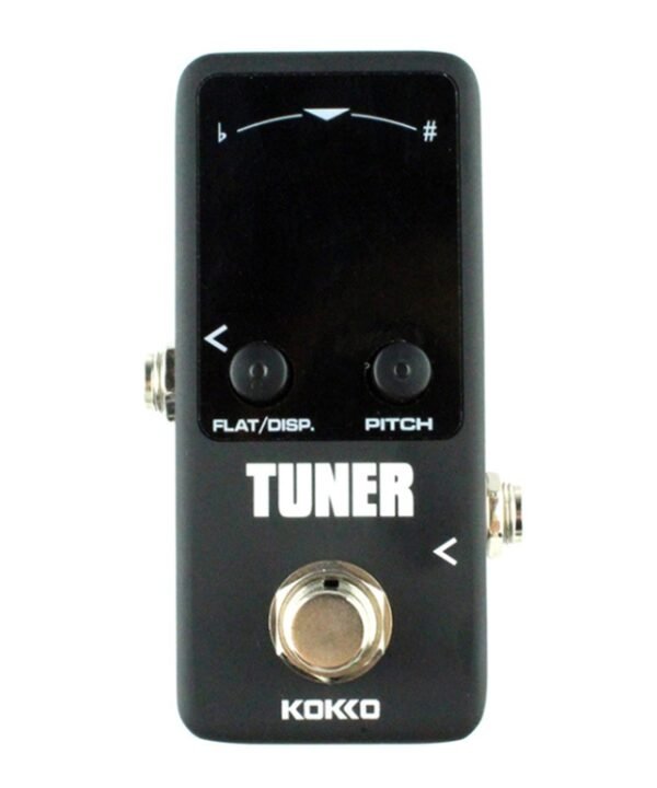 KOKKO FTN2 Guitar Mini Monoblock Effects Pedal Tuner, High Sensitivity Dual Mode Display Screen, FTN2