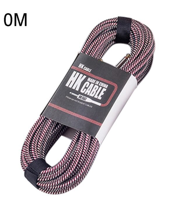 Wooden Guitar Bass Connection Cable Noise Reduction Audio Cable, Cable Length: 10m, Random Color Delivery