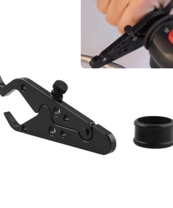MB-OT312-BK Universal Motorcycle Modified Aluminum Throttle Control Clip Auxiliary Handle Fixed Clip Set