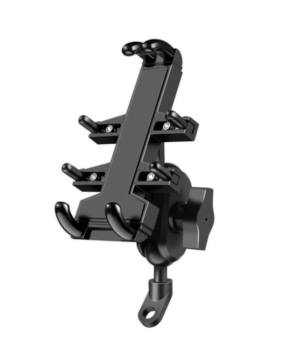 Tilt Rearview Mirror Screw Hole Ball-Head Motorcycle Eight-jaw Aluminum Phone Navigation Bracket