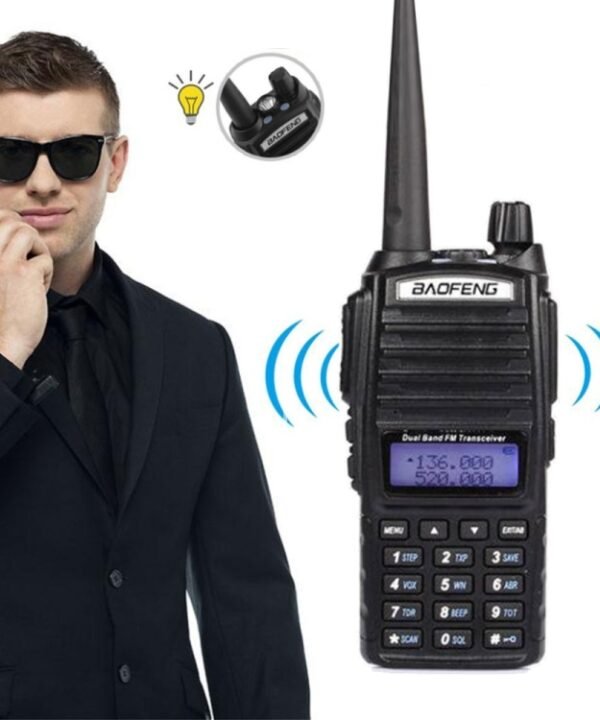BaoFeng UV-82 5W Dual Band Two-Way Radio FM VHF UHF Handheld Walkie Talkie