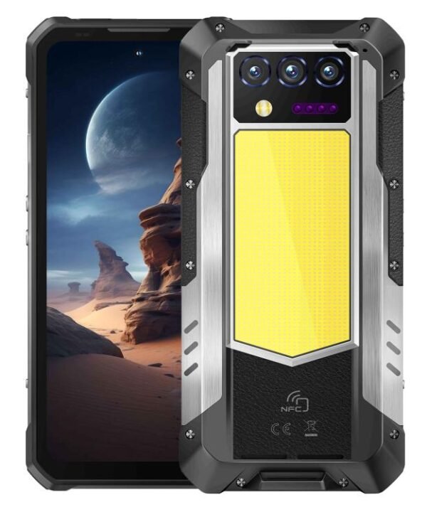 Oukitel WP100 TITAN 5G Projector Rugged Phone, 16GB+512GB, 200MP Camera, Fingerprint Identification, 6.8 inch Android 14 MediaTek Dimensity 7300 Octa Core, NFC, OTG, Network: 5G, WP100 TITAN