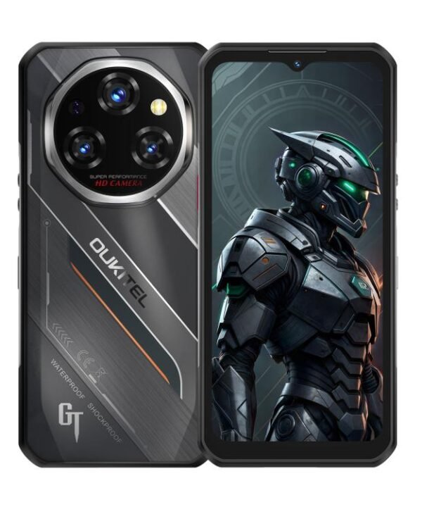 Oukitel WP62 Rugged Phone, 8GB+256GB, 108MP Camera, Fingerprint Identification, 6.6 inch Android 15 MediaTek Dimensity 7025 Octa Core, NFC, OTG, Network: 5G, 8GB+256GB