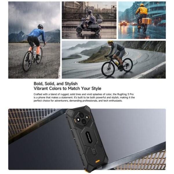 MPH3077_B4.jpg Ulefone RugKing 3 Pro, 8GB+128GB, IP68/IP69K Rugged Phone, 6.56 inch Android 15 Unisoc T7250 Octa Core, Network: 4G, NFC, OTG, RugKing 3 Pro, 8GB+128GB