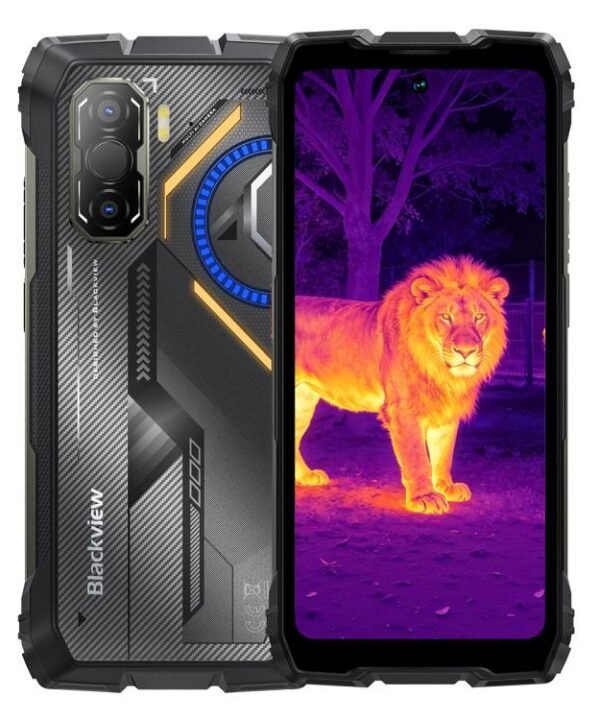 Blackview ROCK 3 Rugged Phone, Thermal Imager, 8GB+256GB, 6.78 inch Android 16 MT8781 Helio G100 Octa Core, Network: 4G, OTG, NFC
