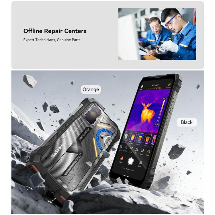 Blackview ROCK 3 Rugged Phone, Thermal Imager, 8GB+256GB, 6.78 inch Android 16 MT8781 Helio G100 Octa Core, Network: 4G, OTG, NFC - Image 16