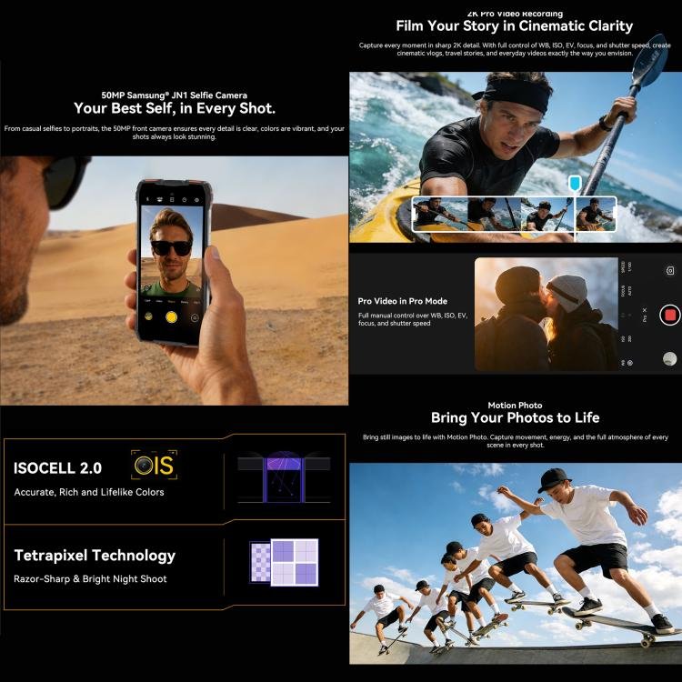 Blackview ROCK 3 Rugged Phone, Thermal Imager, 8GB+256GB, 6.78 inch Android 16 MT8781 Helio G100 Octa Core, Network: 4G, OTG, NFC - Image 7