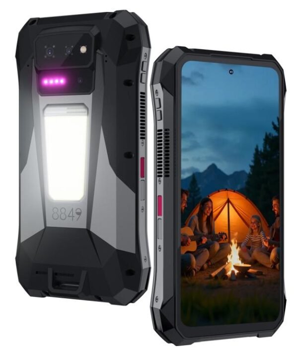 Unihertz 8849Tank X Projector Rugged Phone, 16GB+512GB, Side Fingerprint, Night Vision, 6.78 inch Android 15 MediaTek Dimensity 8200 Octa Core, Network: 5G, NFC, Tank X 16GB+512GB
