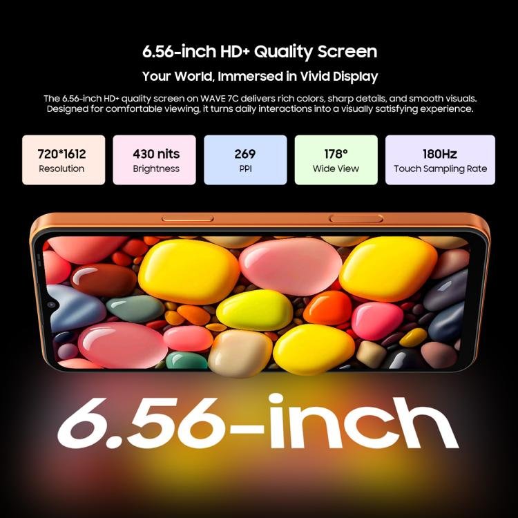 Blackview WAVE 7C, 4GB+128GB, 6.56 inch Android 16 Unisoc UMS312 Tiger T310 Quad Core, Network: 4G, OTG, 4GB+128GB - Image 11