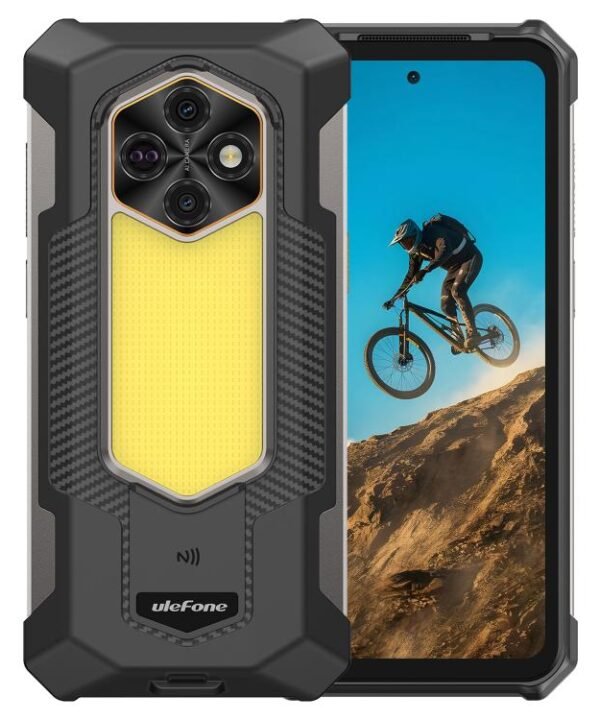 Ulefone RugKing 5 Pro Rugged Phone, Side Fingerprint, 20000mAh Battery, 6.78 inch Android 16 Unisoc T7250 Octa Core, Network: 4G, NFC, OTG, RugKing 5 Pro, 8GB+256GB