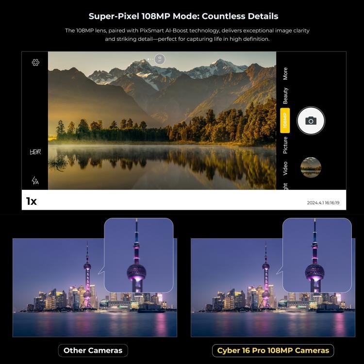 HOTWAV Cyper 16 Pro Rugged Phone, 8GB+512GB, 6.6 inch Android 15 MediaTek MT6789H Helio G100 Octa, Network: 5G, OTG, NFC - Image 17