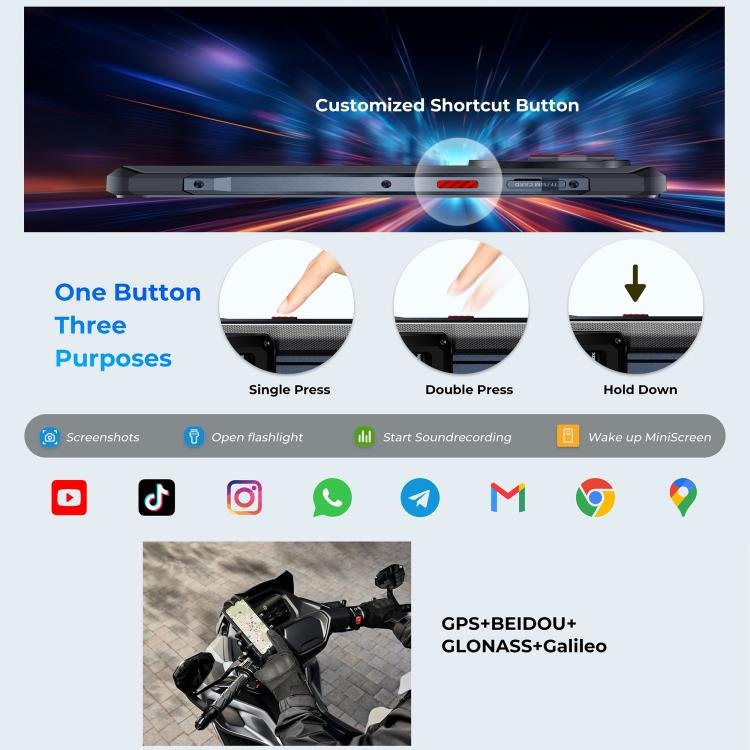 HOTWAV Cyper 16 Pro Rugged Phone, 8GB+512GB, 6.6 inch Android 15 MediaTek MT6789H Helio G100 Octa, Network: 5G, OTG, NFC - Image 28