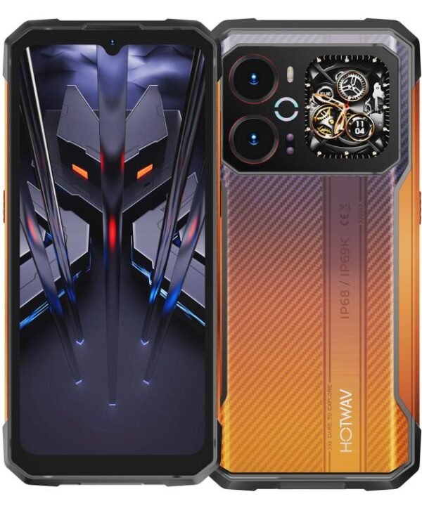HOTWAV Cyber 18 Rugged Phone, 8GB+256GB, 6.75 inch Android 16 Unisoc T7250 UMS9230E Octa Core, Network: 4G, NFC, OTG, Cyber 18