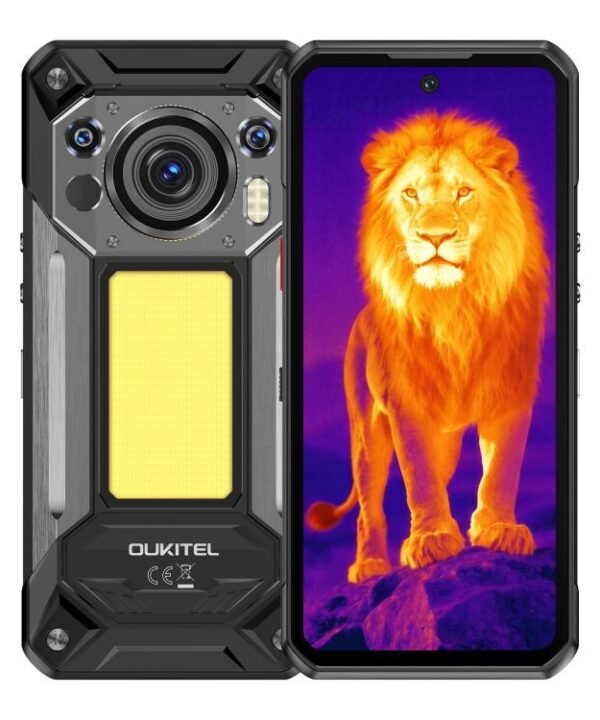 Oukitel WP500 Ultra Rugged Phone, Thermal Imaging, 12GB+1TB, 108MP Camera, Fingerprint Identification, 6.78 inch Android 16 MTK Dimensity 8300 Octa Core, NFC, OTG, Network: 5G, WP500 Ultra
