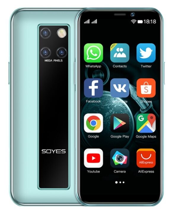 Face Identification, 3.46 inch Android 9.0 MTK6739CW Quad Core up to 1.28GHz, Dual SIM, Bluetooth, WiFi, GPS, Network: 4G, 3GB+64GB, S10H 3GB+64GB