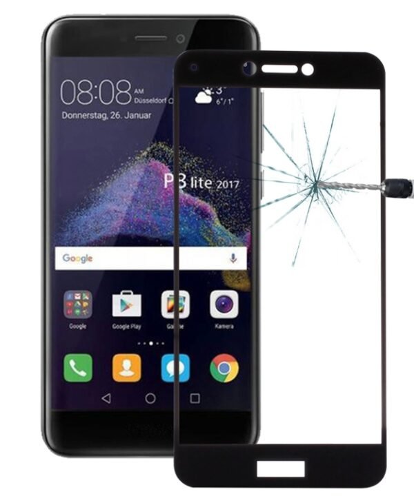For Huawei P8 Lite (2017) 0.26mm 9H Surface Hardness Explosion-proof Full Screen Tempered Glass Screen Film, For P8 Lite (2017)