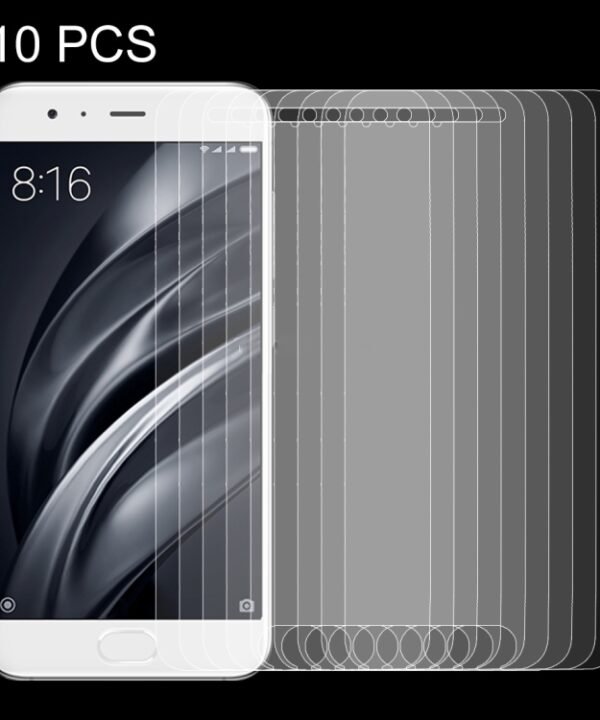10 PCS for Xiaomi Mi 6 0.26mm 9H Surface Hardness Explosion-proof Non-full Screen Tempered Glass Screen Film